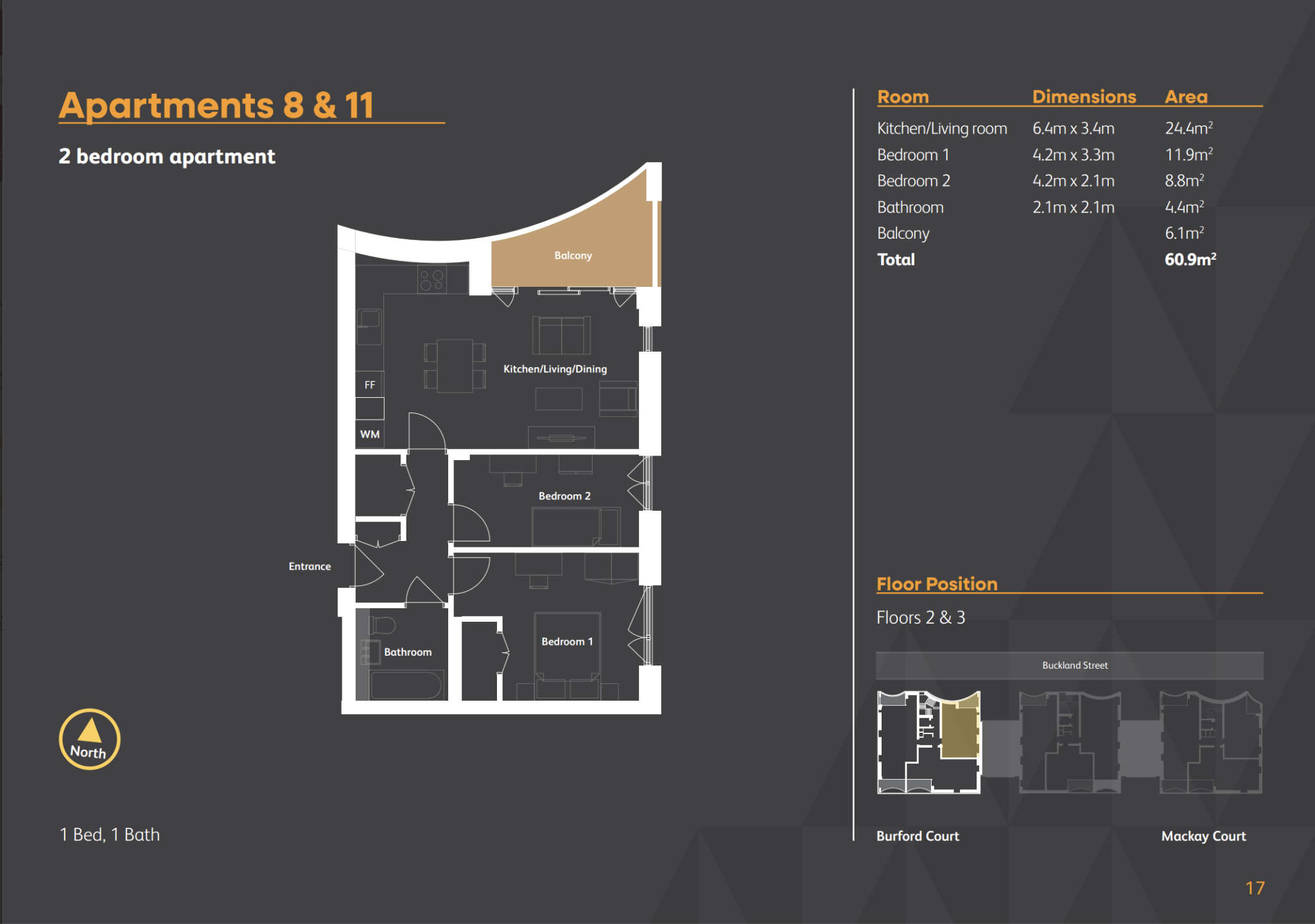 Burford Court, Buckland Street, London floorplan