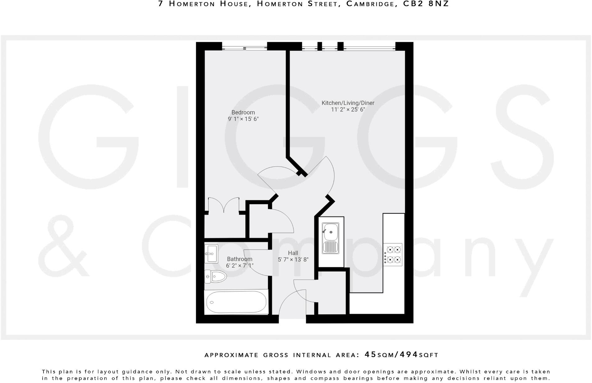 Homerton House, Homerton Street, Cambridge floorplan