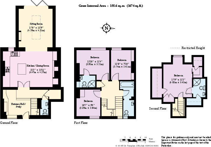 Wybourne Rise, Tunbridge Wells, Kent TN2 floorplan