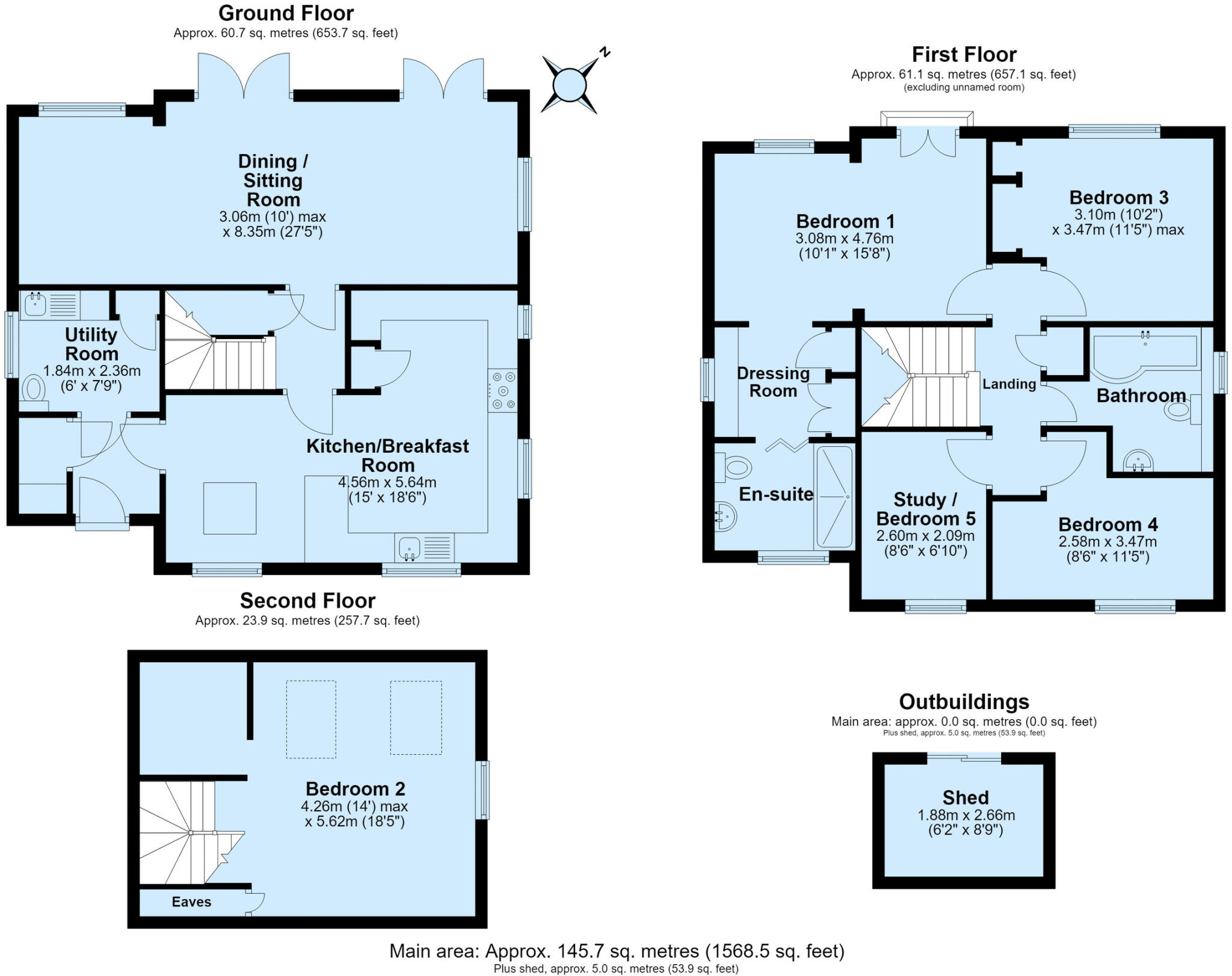 Barnfield, East Allington, Totnes, Devon floorplan