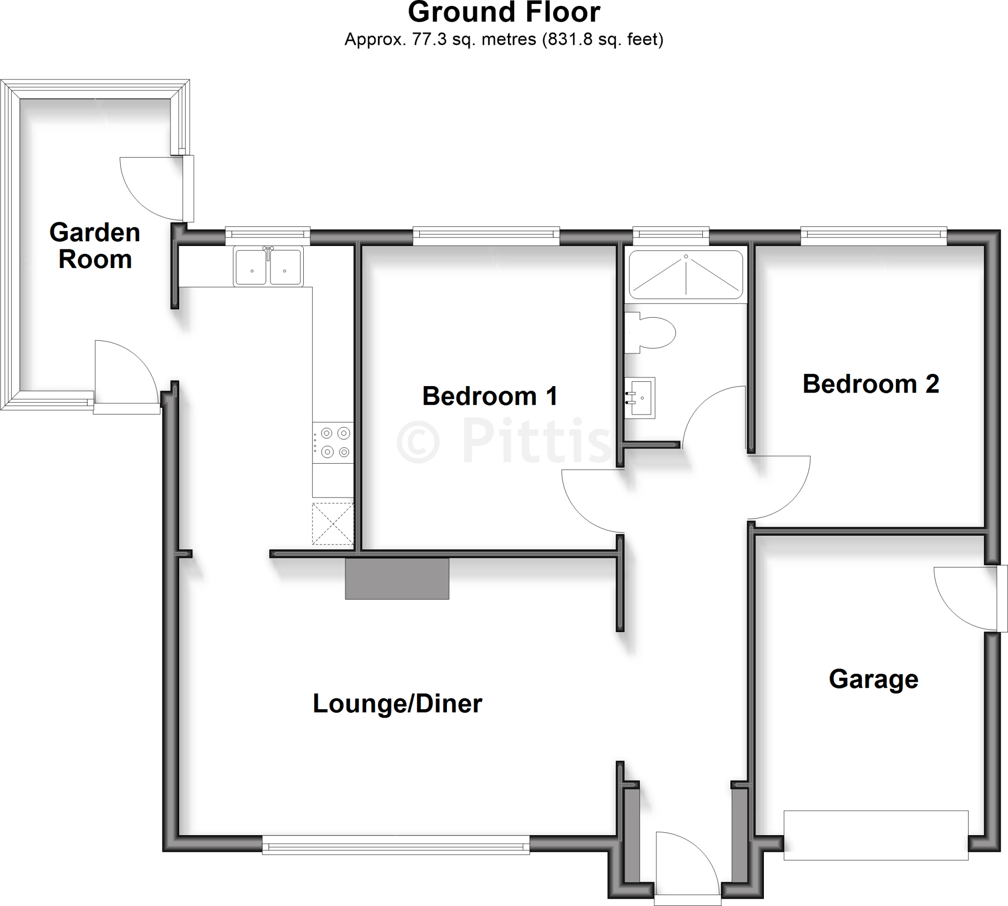 St. Mary's Road, Brading, Isle of Wight floorplan