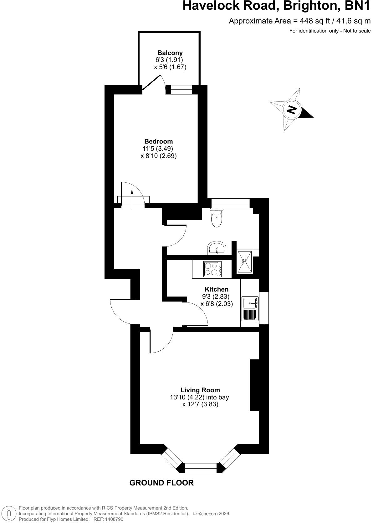 Havelock Road, Brighton, BN1 floorplan