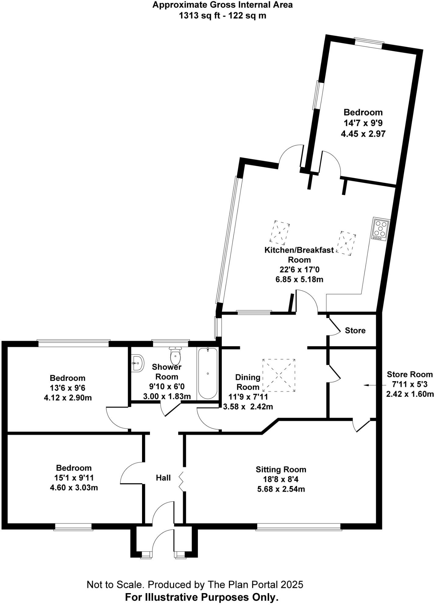 Station Road, Stalbridge, Dorset, DT10 floorplan