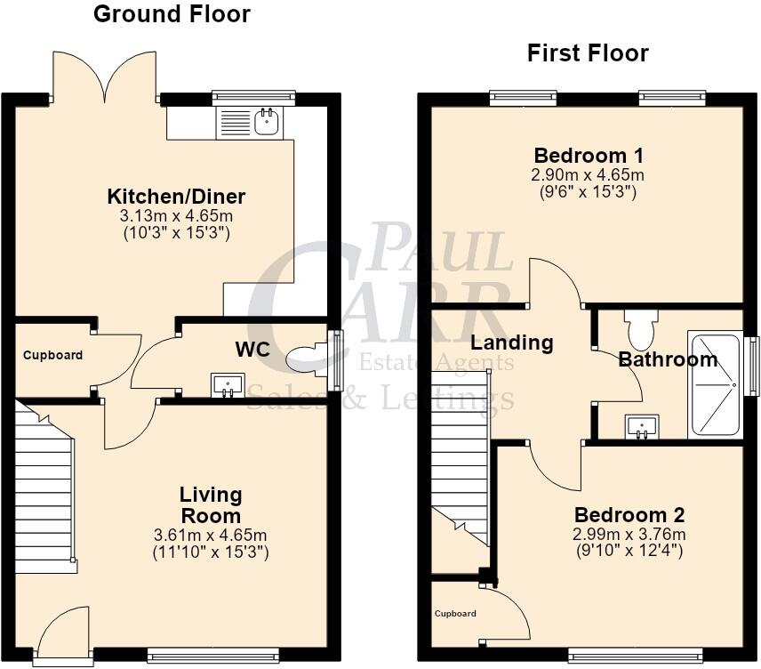 Austin Avenue, Streethay, Lichfield floorplan