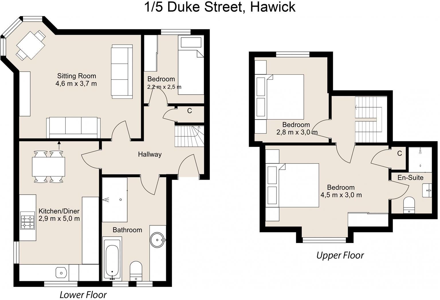 Duke Street, Hawick floorplan
