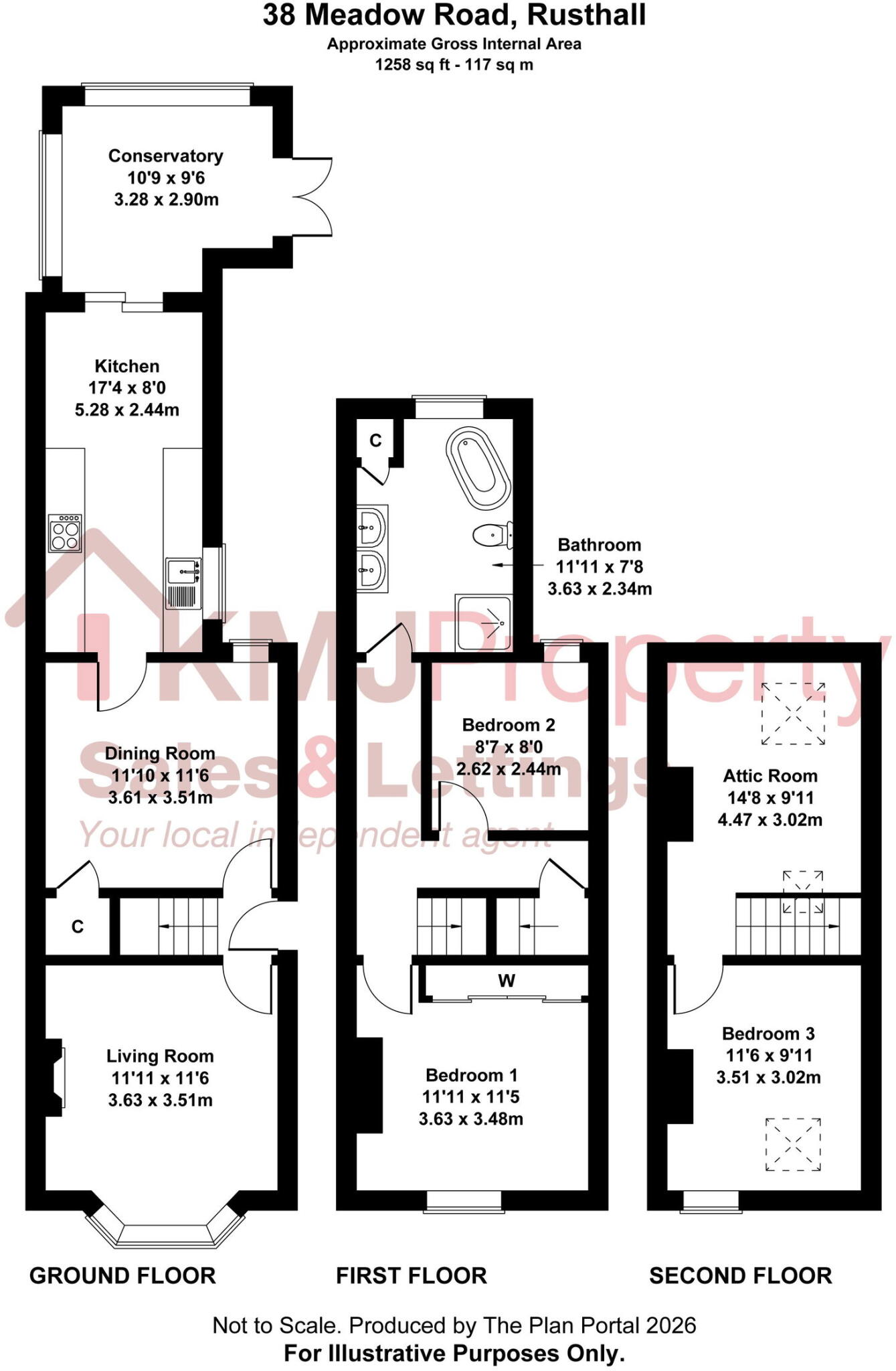 Meadow Road, Rusthall floorplan