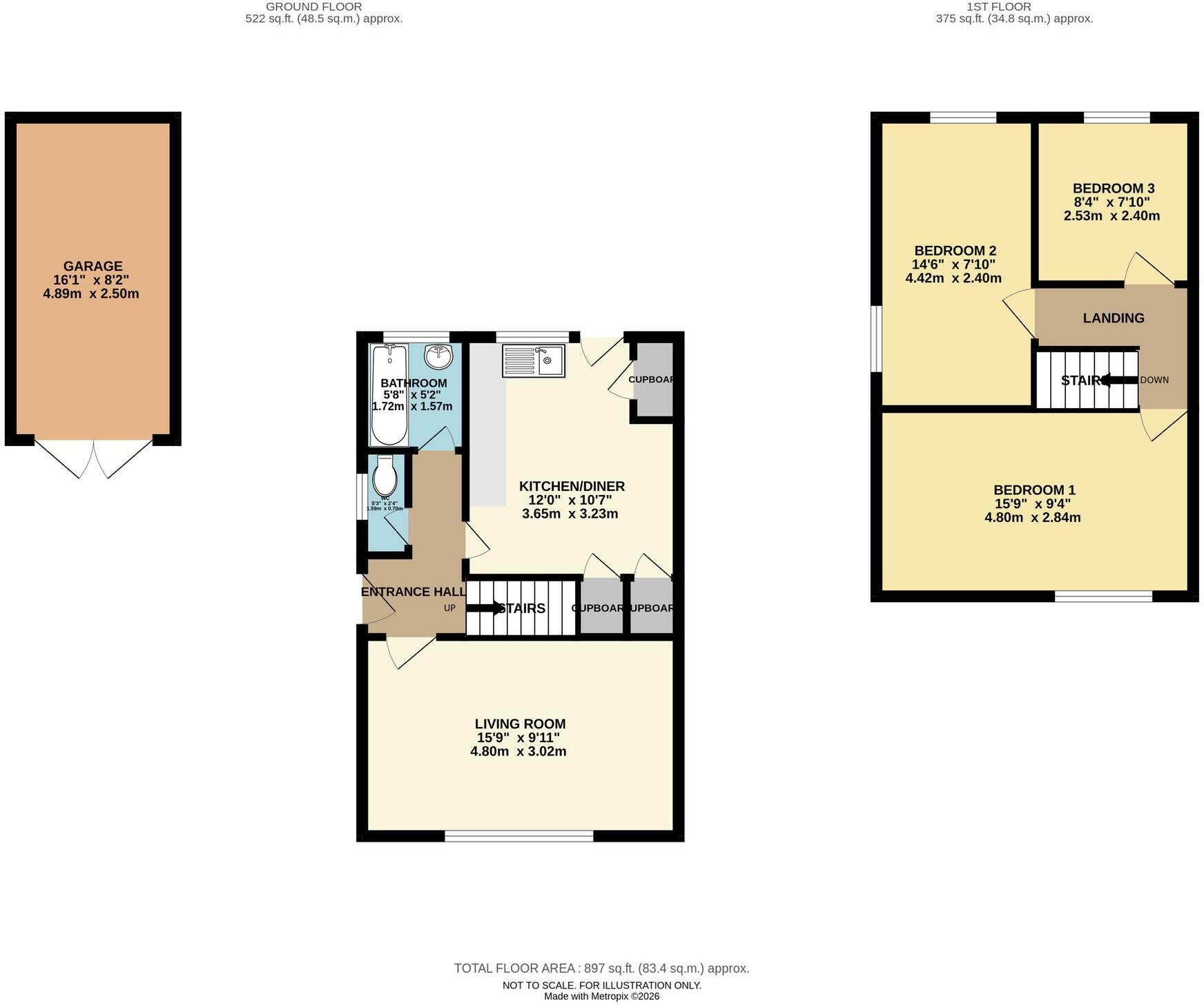 Clee View Road, Bridgnorth, WV16 floorplan