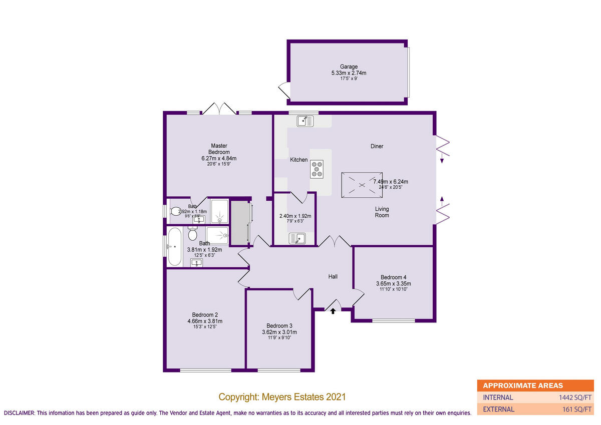 Woodside Close, Ferndown, BH22 9 floorplan