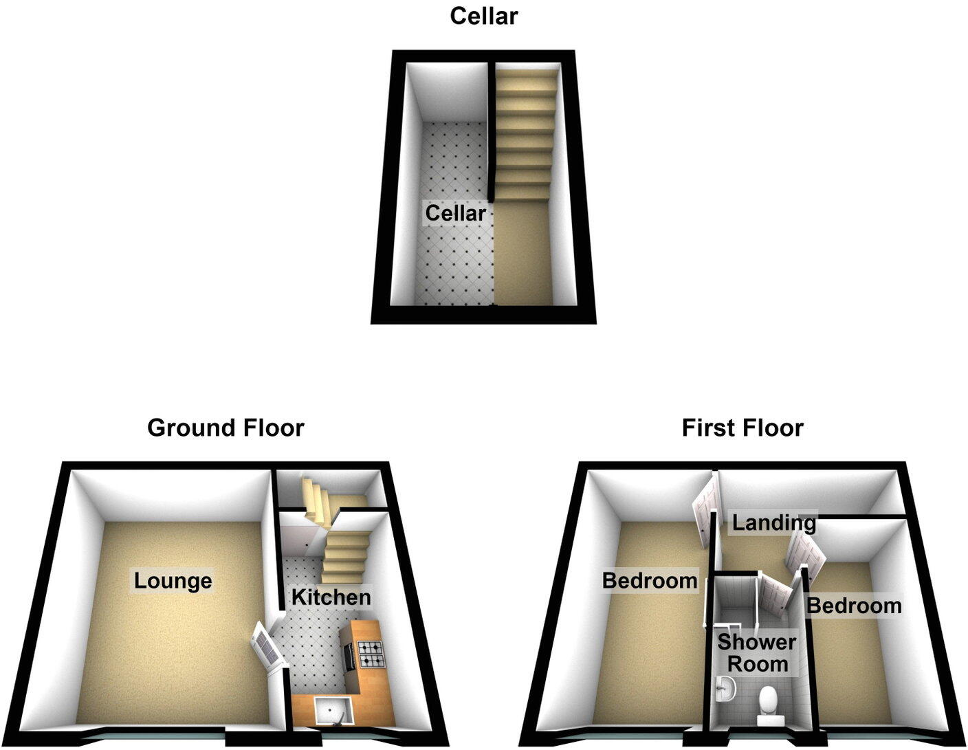 12 Spring Grove, Greenfield, OL3 7FR floorplan