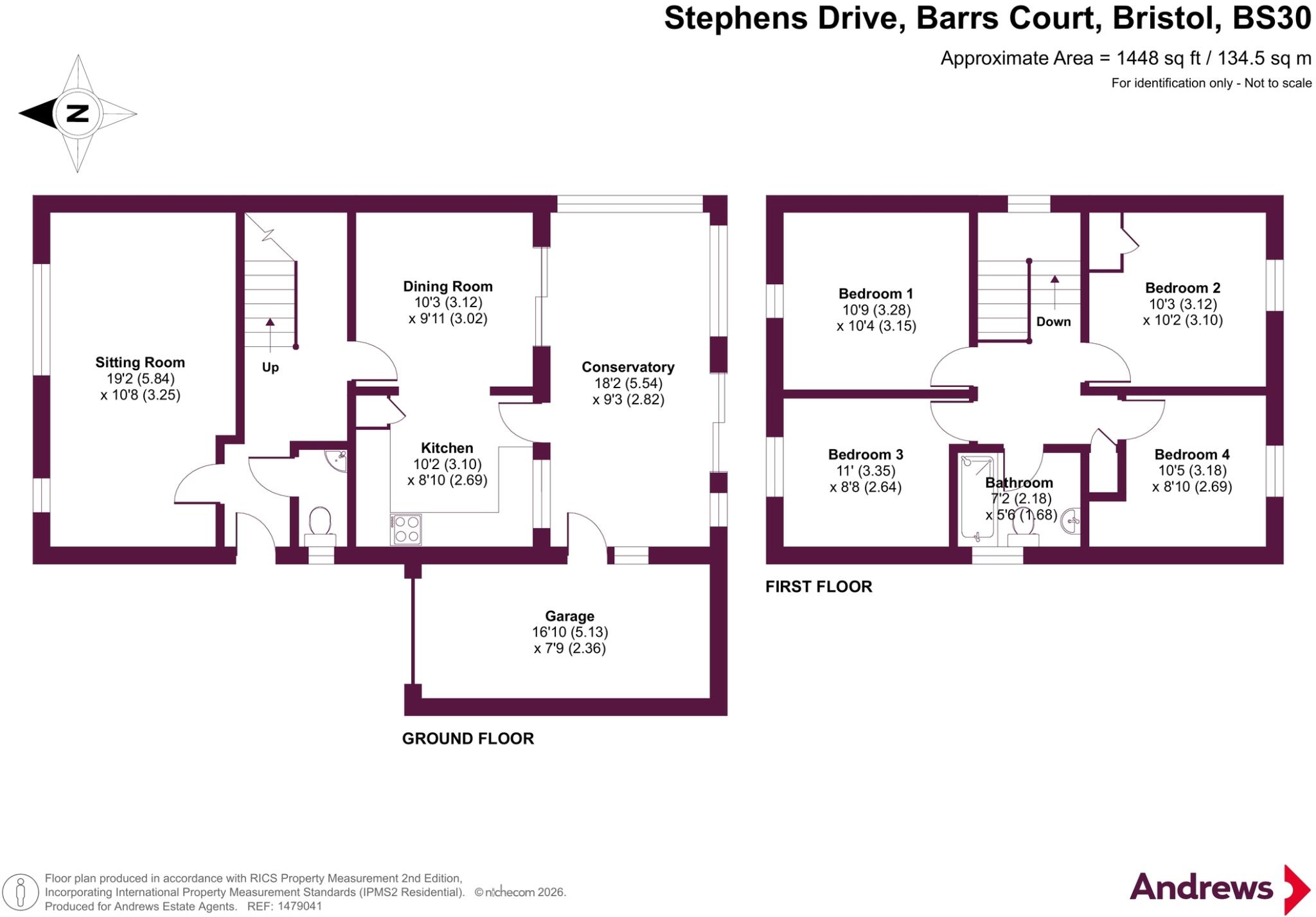 Stephens Drive, Barrs Court, Bristol, Gloucestershire, BS30 floorplan
