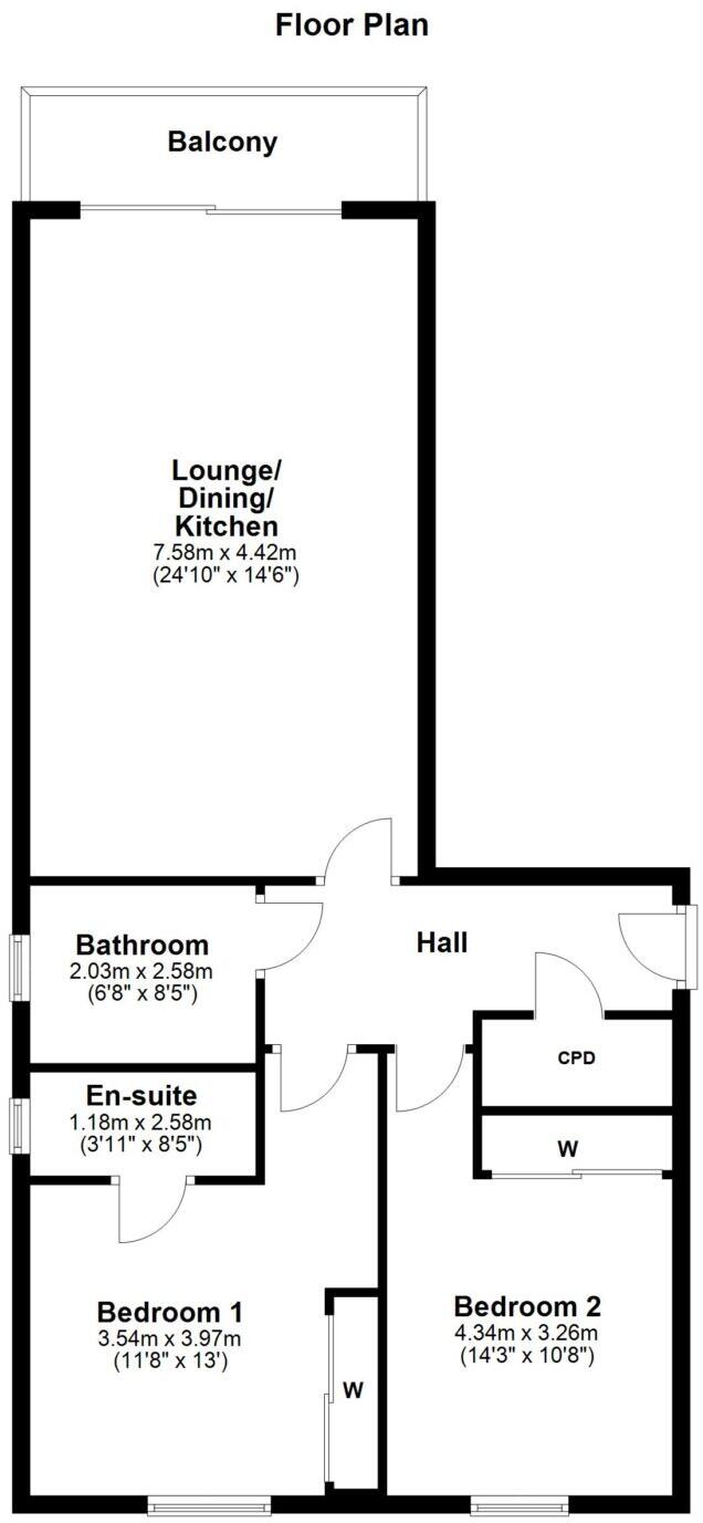 4 Beach View, Beach Road, Troon, KA10 6XQ floorplan