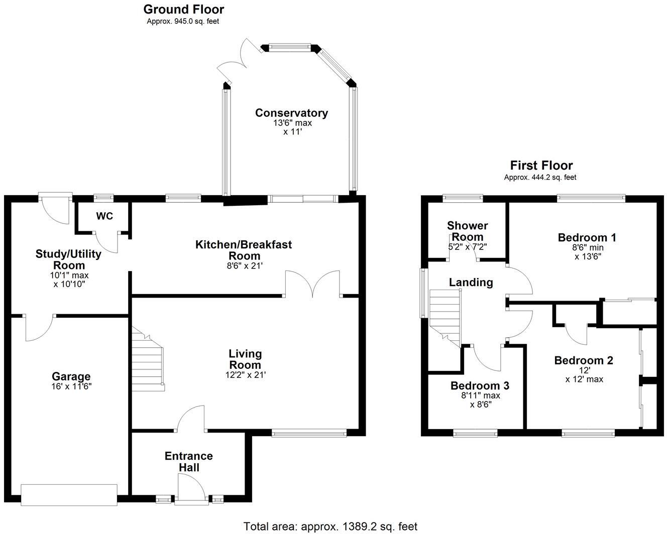 Teesdale Road, Corby floorplan