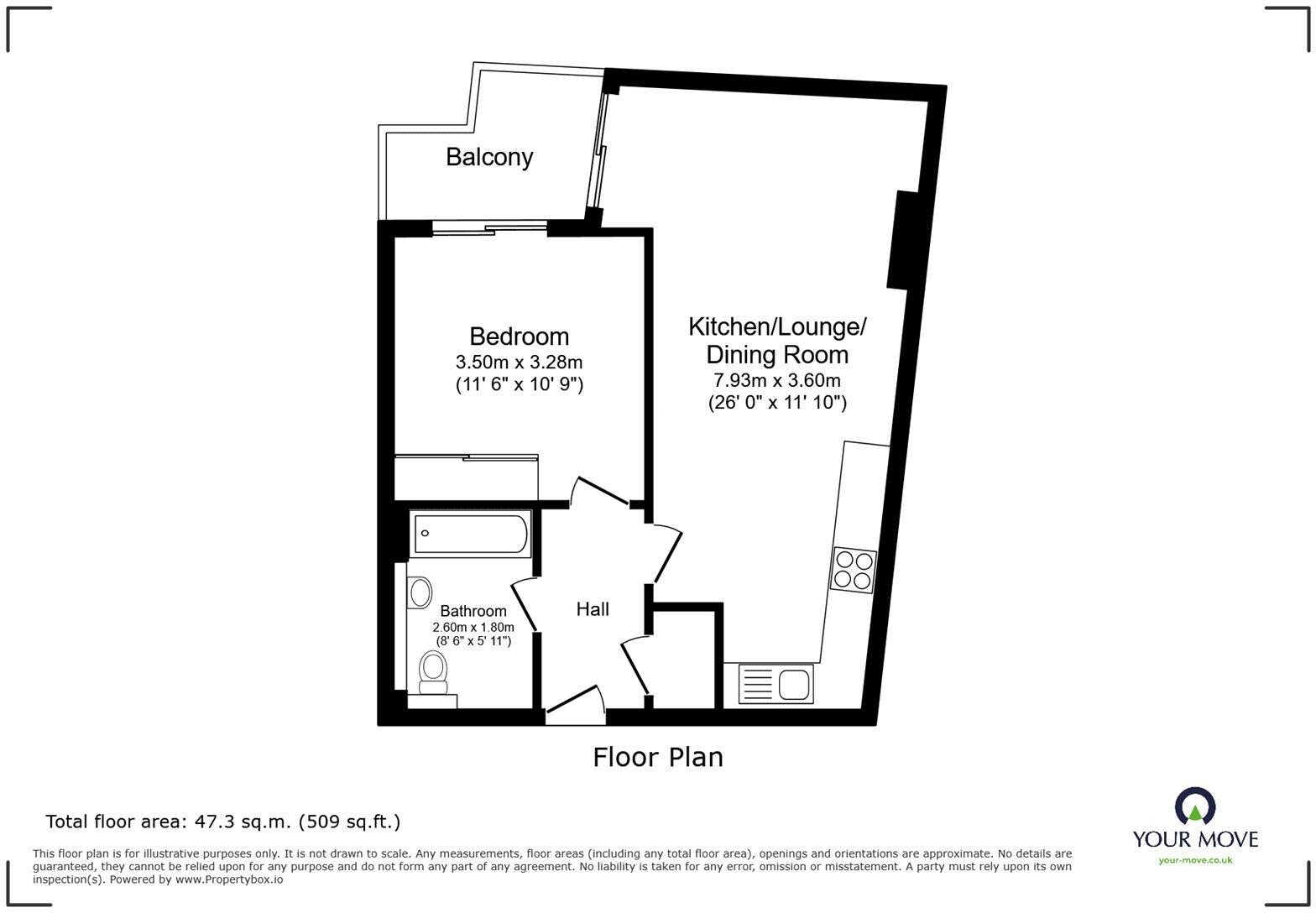 Cornmill Lane, London, SE13 floorplan