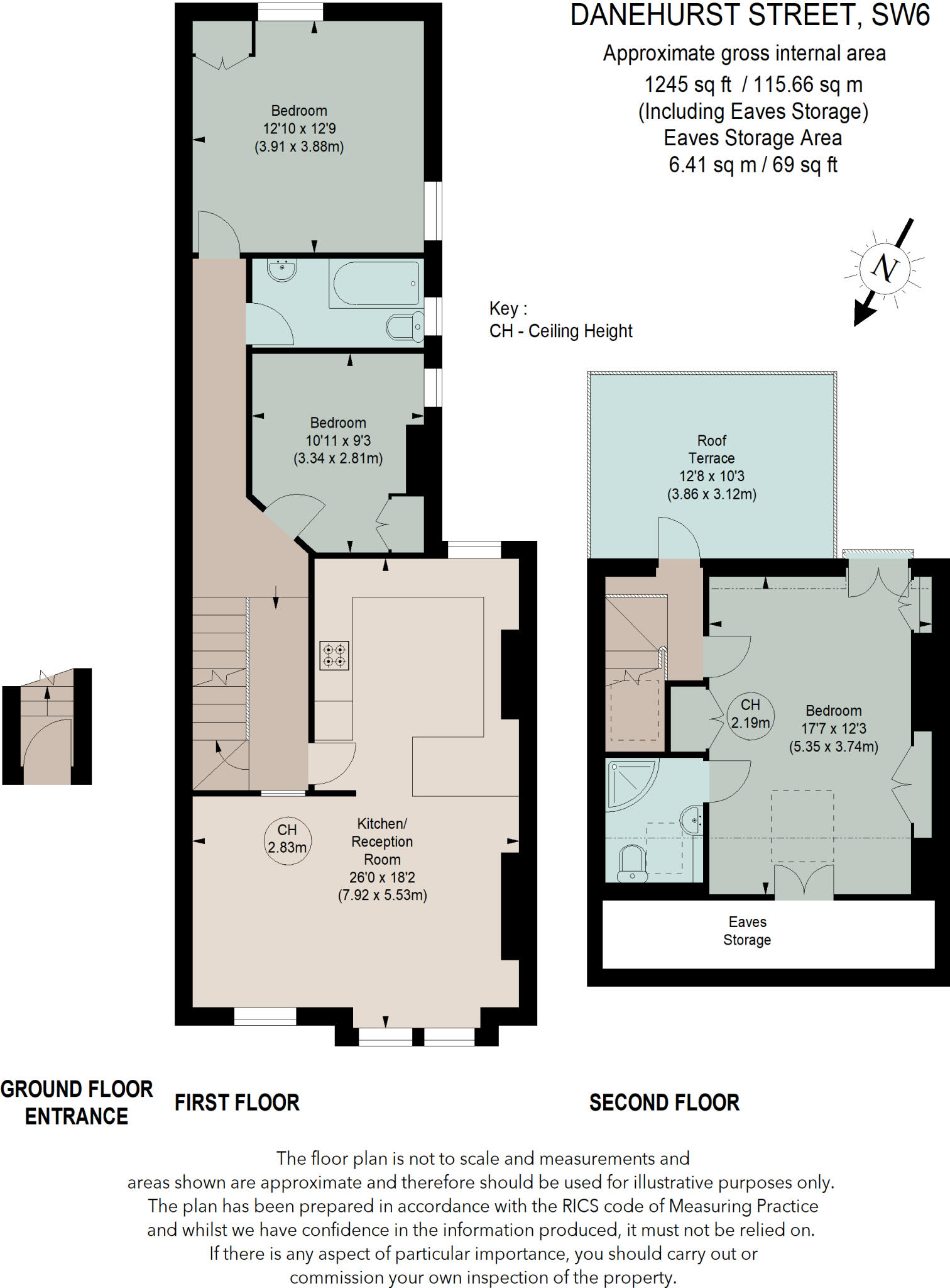 Danehurst Street, London, SW6 floorplan