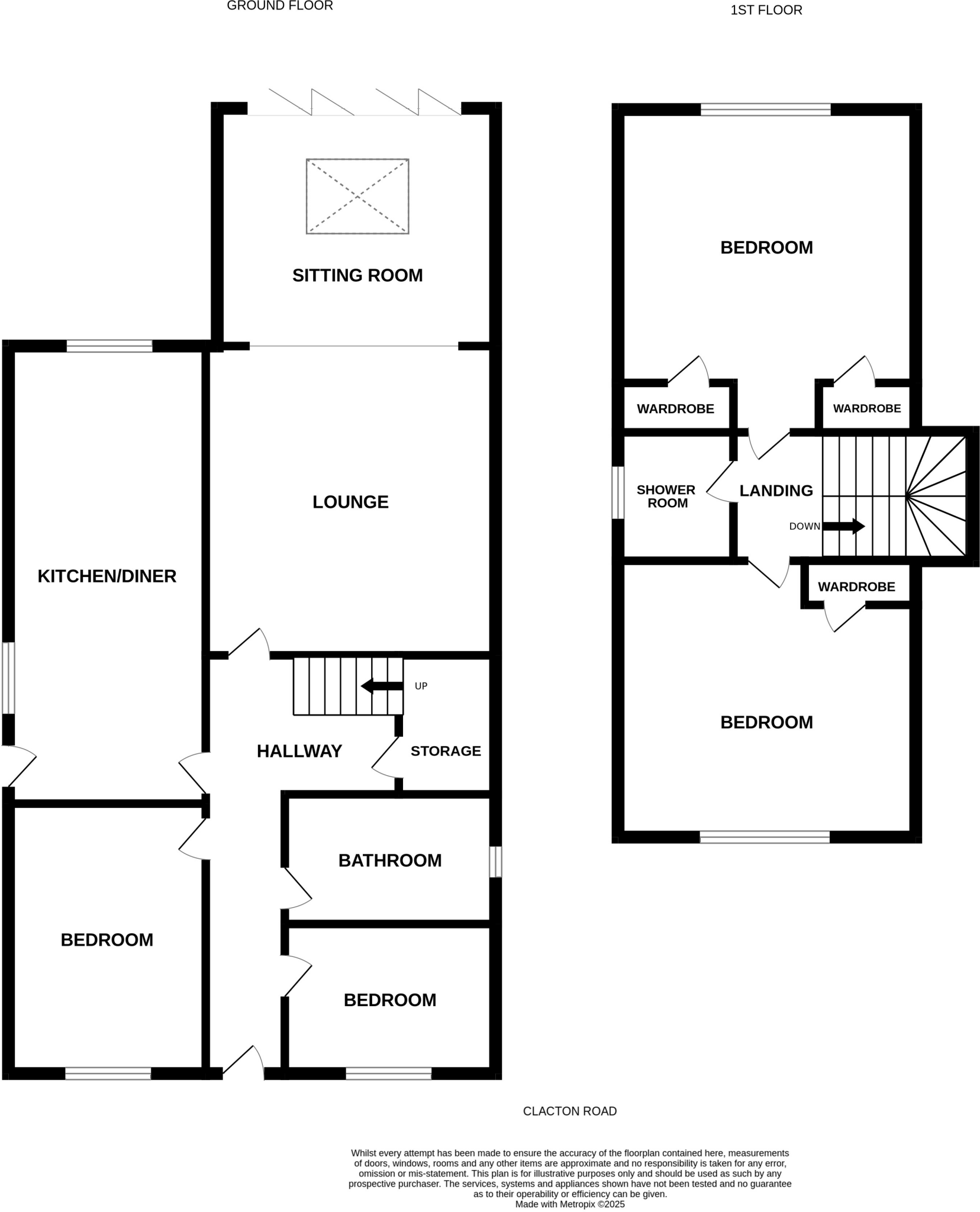 Clacton Road, Weeley Heath floorplan