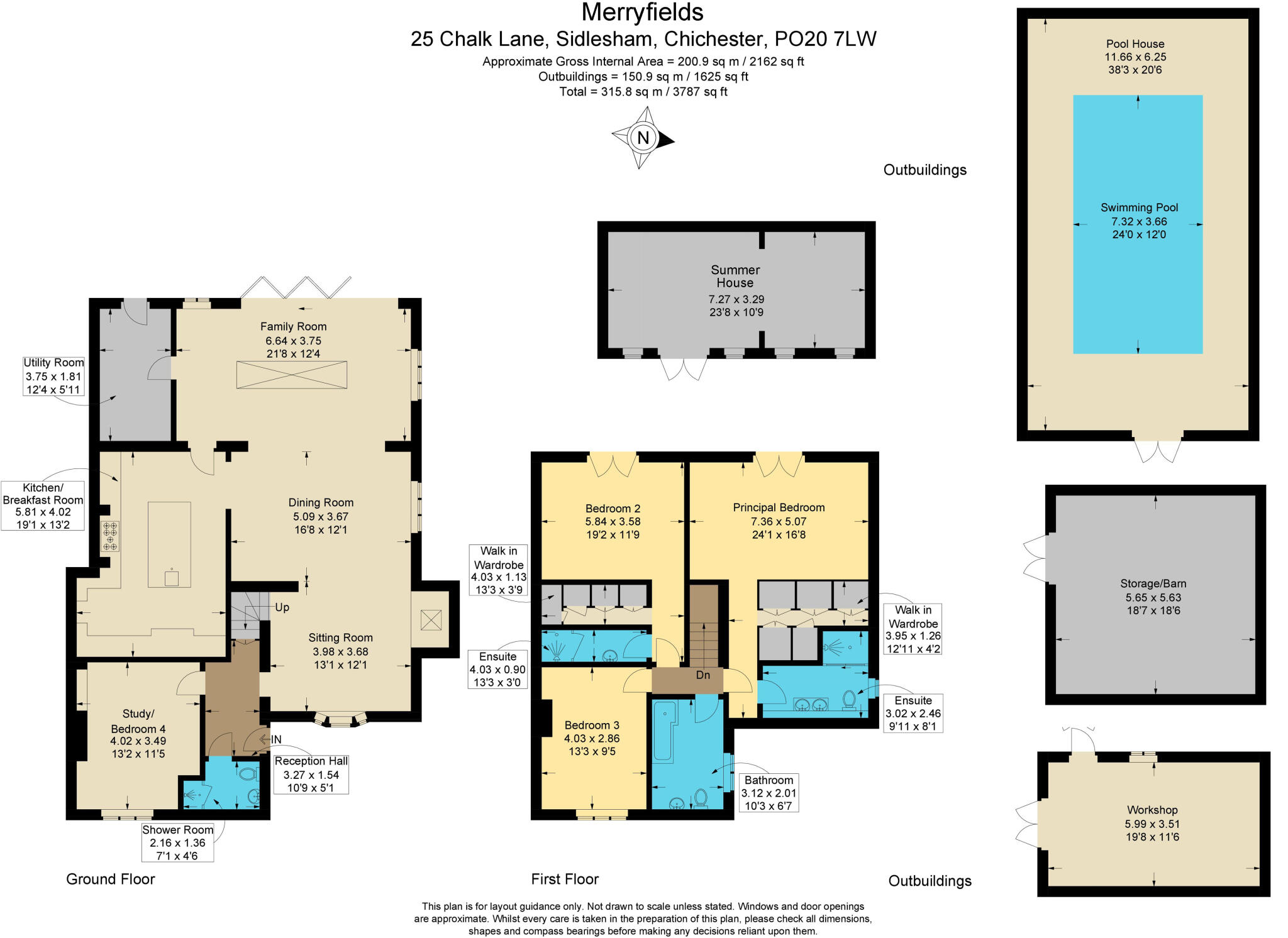 Merryfields, Chalk Lane, Sidlesham, Chichester floorplan