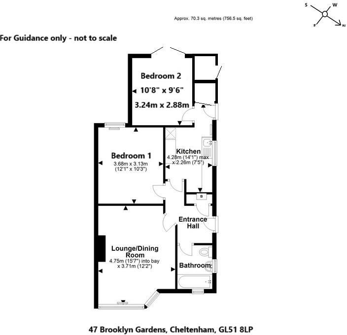 Brooklyn Gardens, Cheltenham floorplan