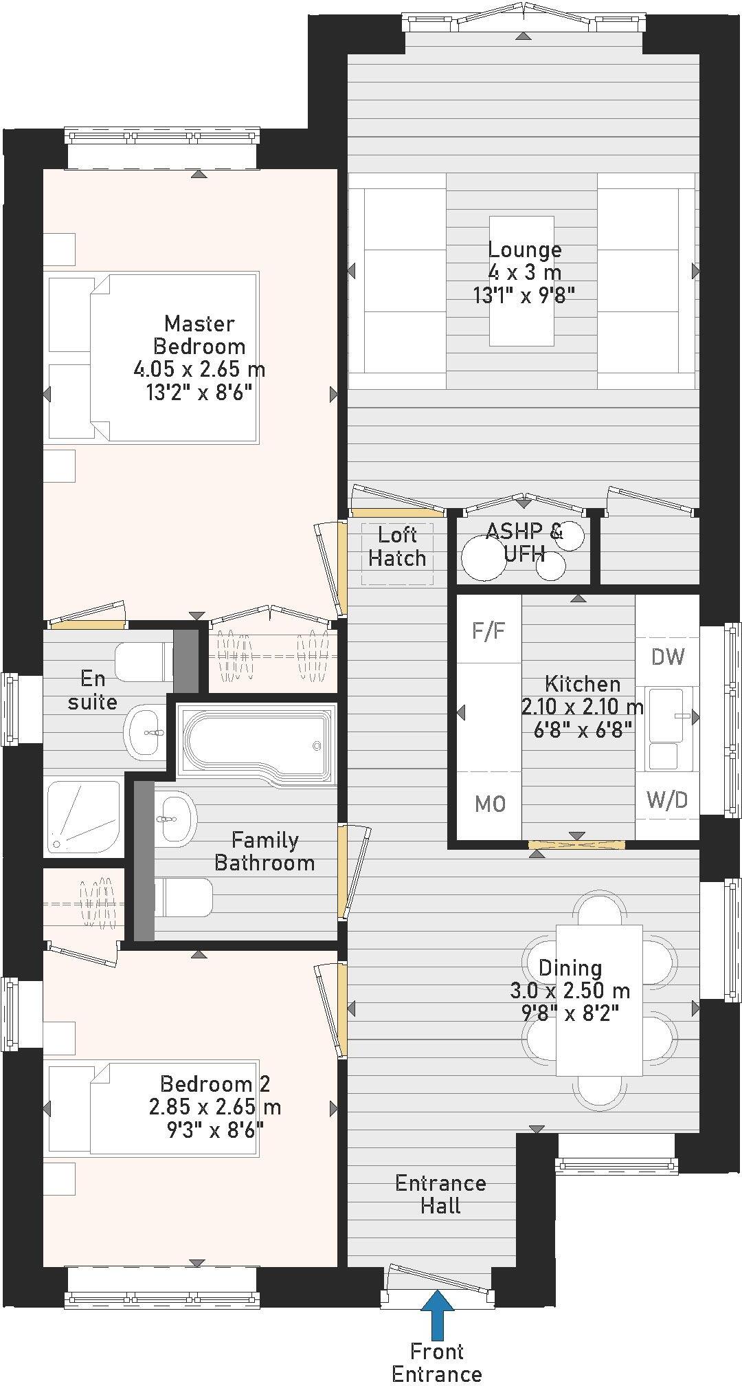 Lavender Mill, Fallow Corner Drove, Manea floorplan