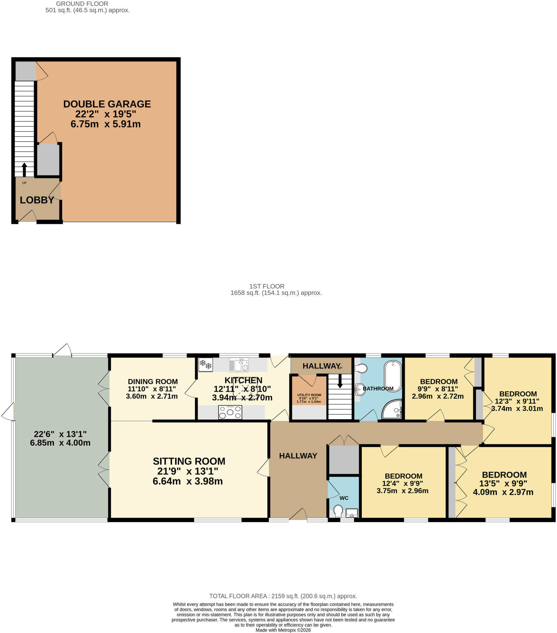 High Road, Needham, Harleston, Norfolk, IP20 floorplan
