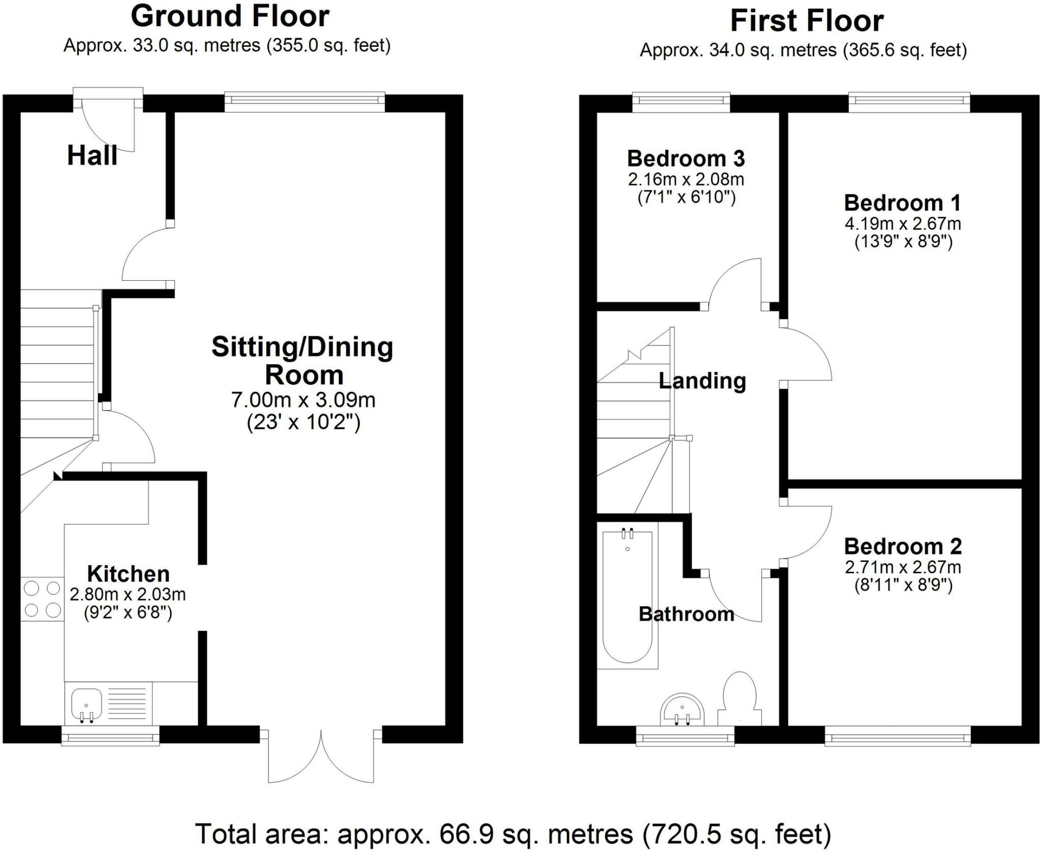 Willow Crescent, Newmarket, Suffolk floorplan