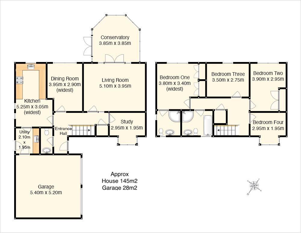62 Pentland Drive, Edinburgh, EH10 6PX floorplan