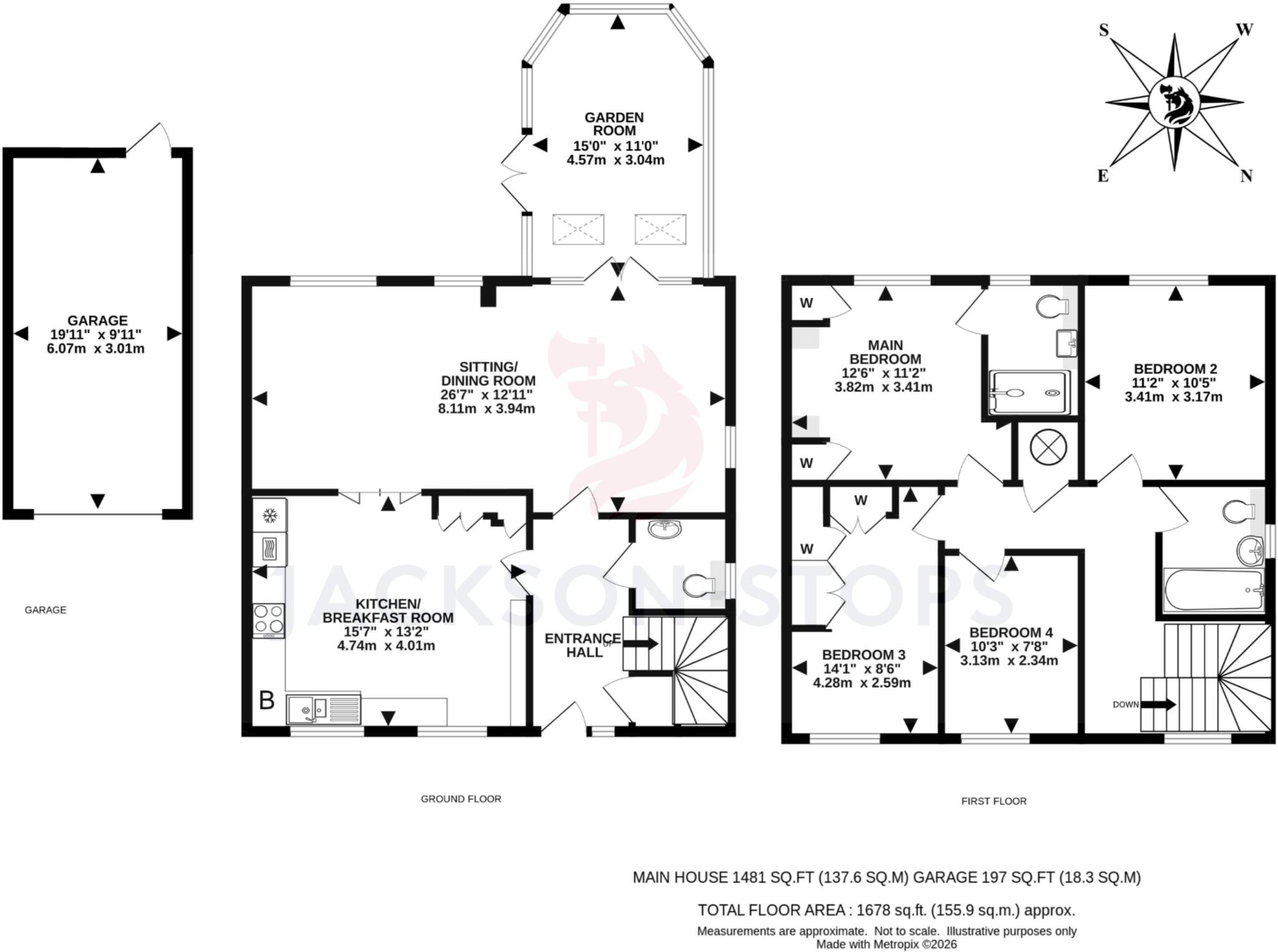2, Meadow Close, Westcott, Dorking, Surrey, RH4 floorplan