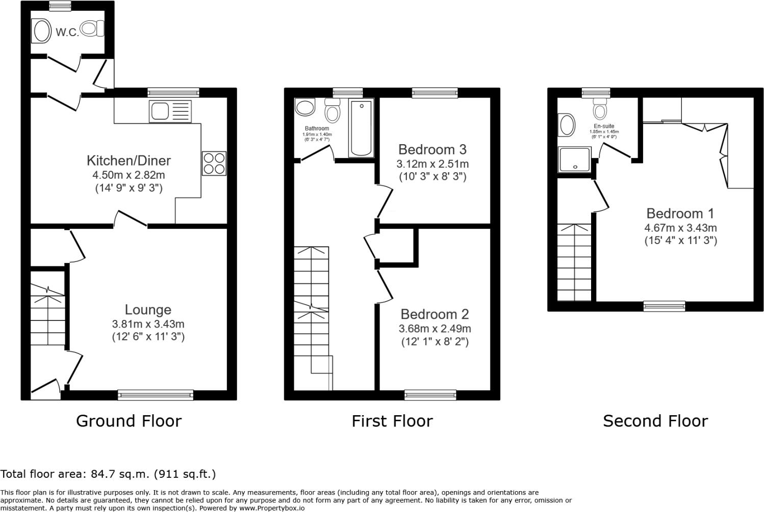 Hurn Grove, Bishops Stortford, Hertfordshire, CM23 floorplan
