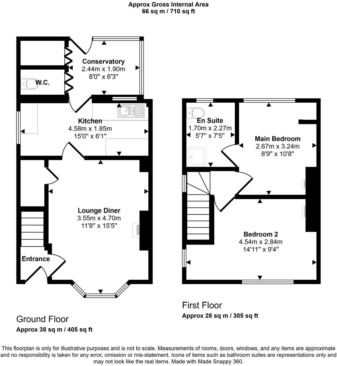66, Castlecroft Road, Wolverhampton, WV14 6NT floorplan