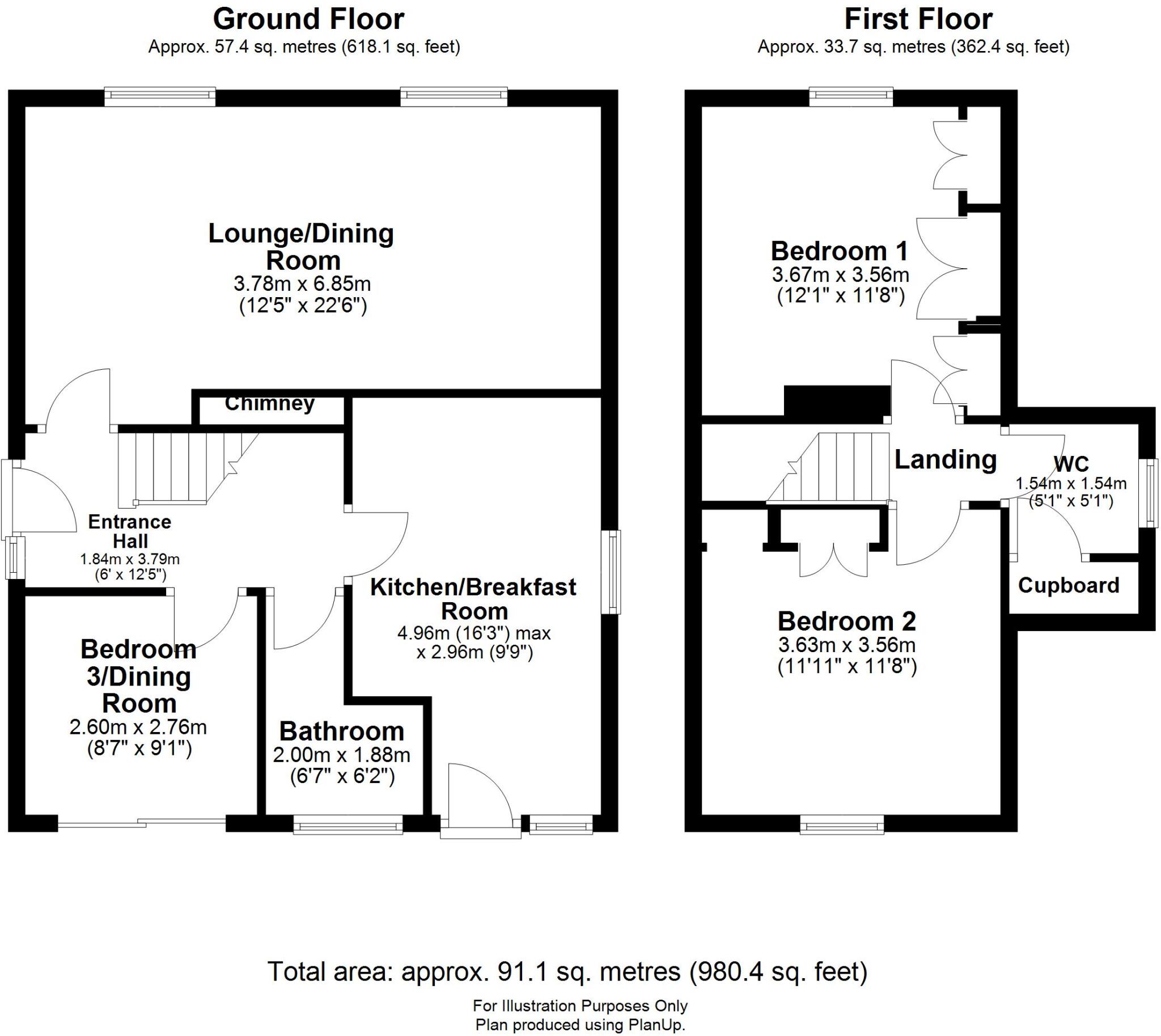 Honing Drive, Southwell floorplan
