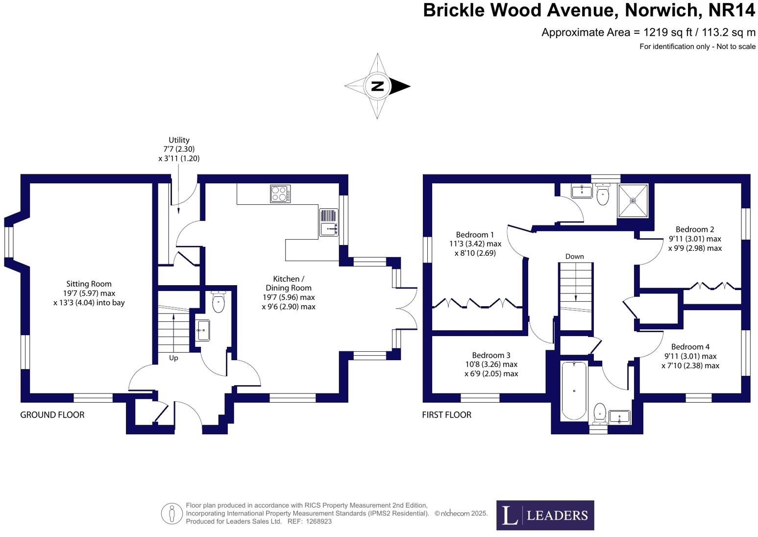 Brickle Wood Avenue, Poringland, Norwich floorplan