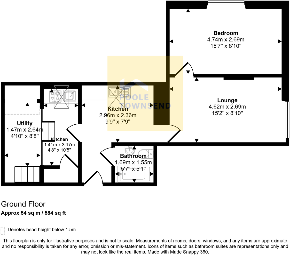 10 Abbotsford, Grange-Over-Sands, LA11 7AP floorplan