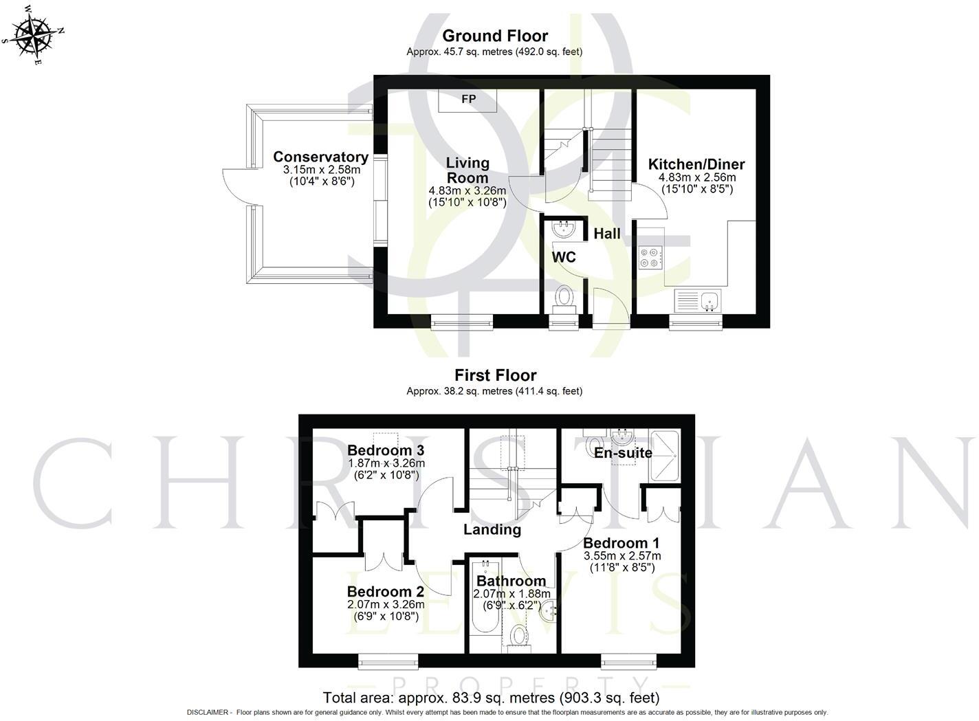 Althorp Gardens, Pershore floorplan