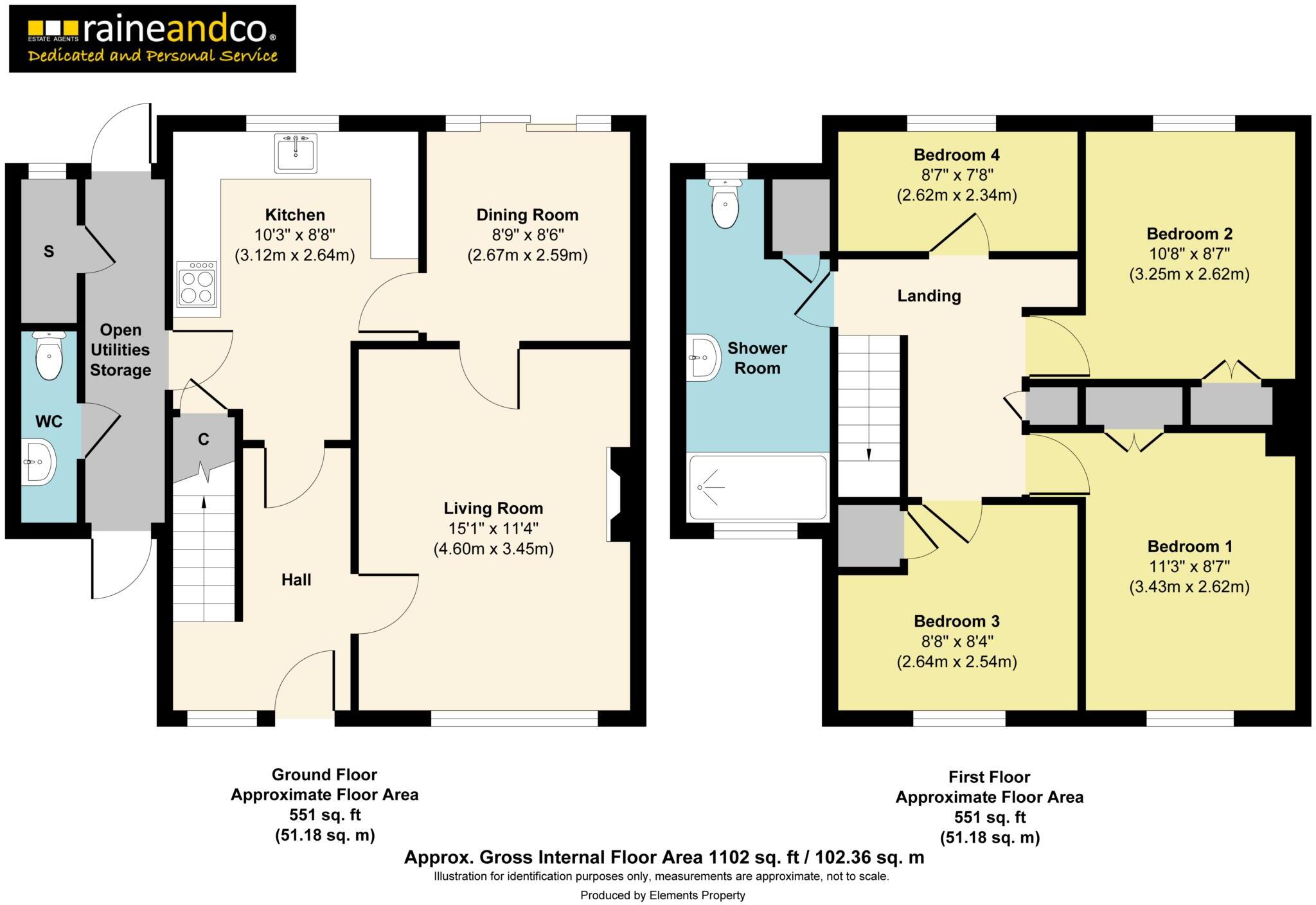 Orchard Mead, Hatfield floorplan