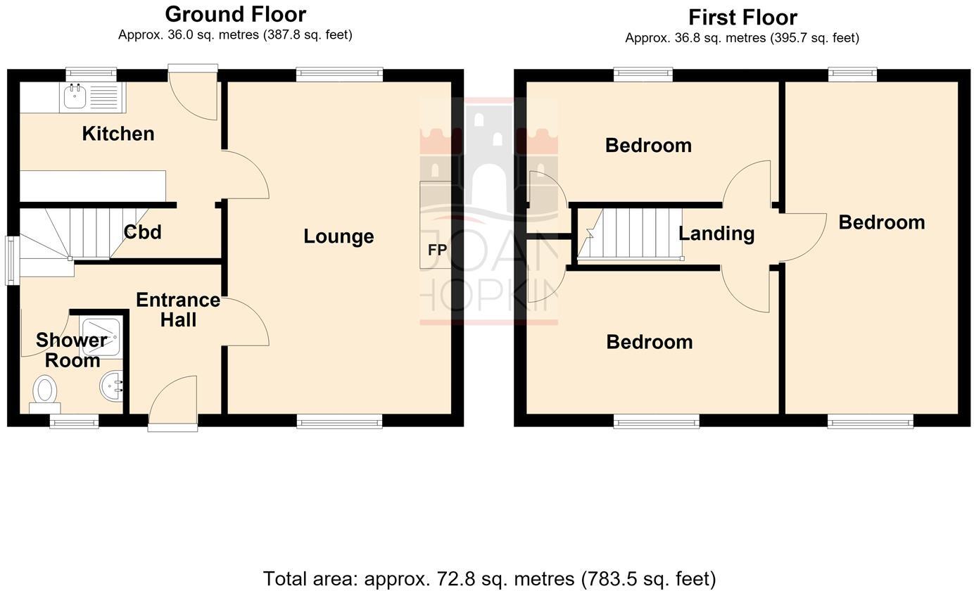 18, Maes Hyfryd, Beaumaris floorplan