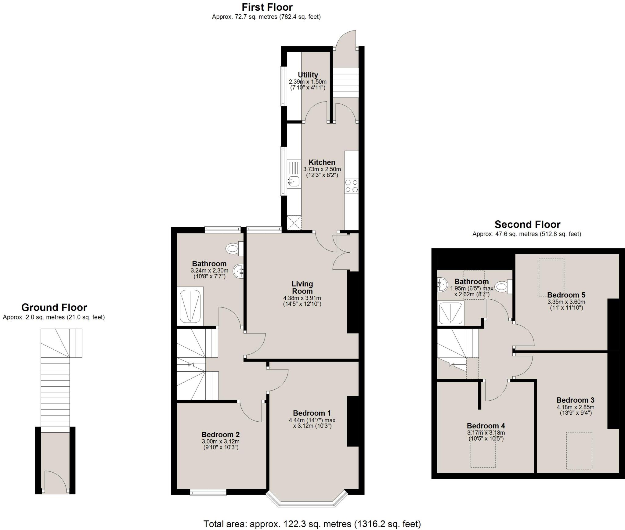 Helmsley Road, Sandyford, Newcastle Upon Tyne, NE2 floorplan