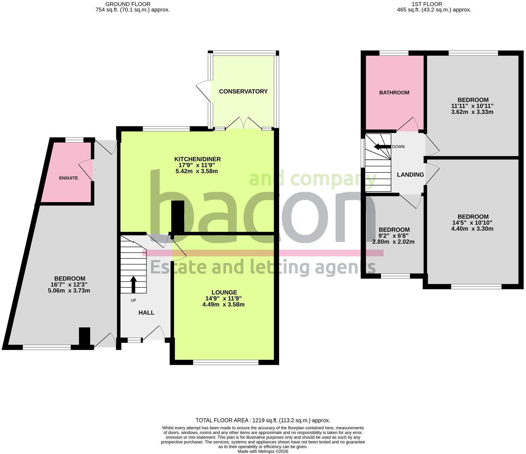 Canterbury Road, Worthing, BN13 floorplan