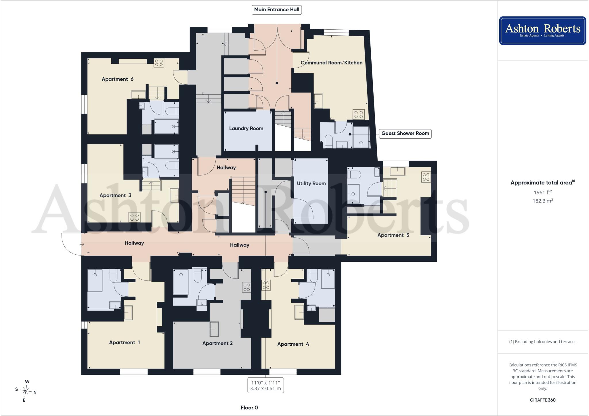 Apartment 7 Crown House, The Bridge, Stow Bridge, Norfolk floorplan
