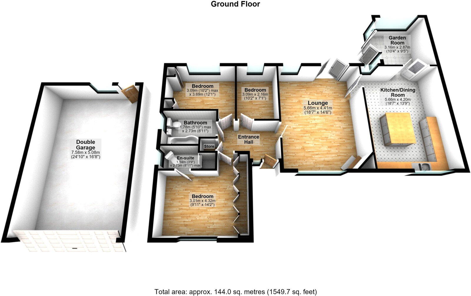 Moor Lane, Leigh WN7 5JF floorplan