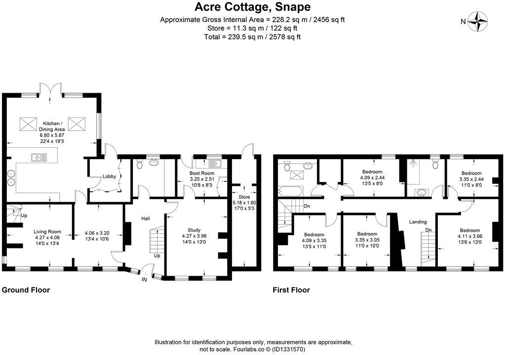 Farnham Road, Snape, IP17 floorplan