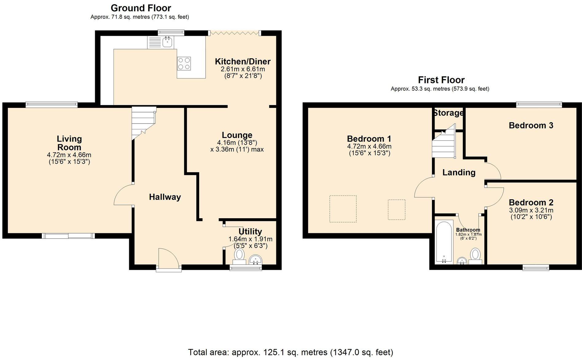 Blakeley Crescent, Barnoldswick, BB18 floorplan