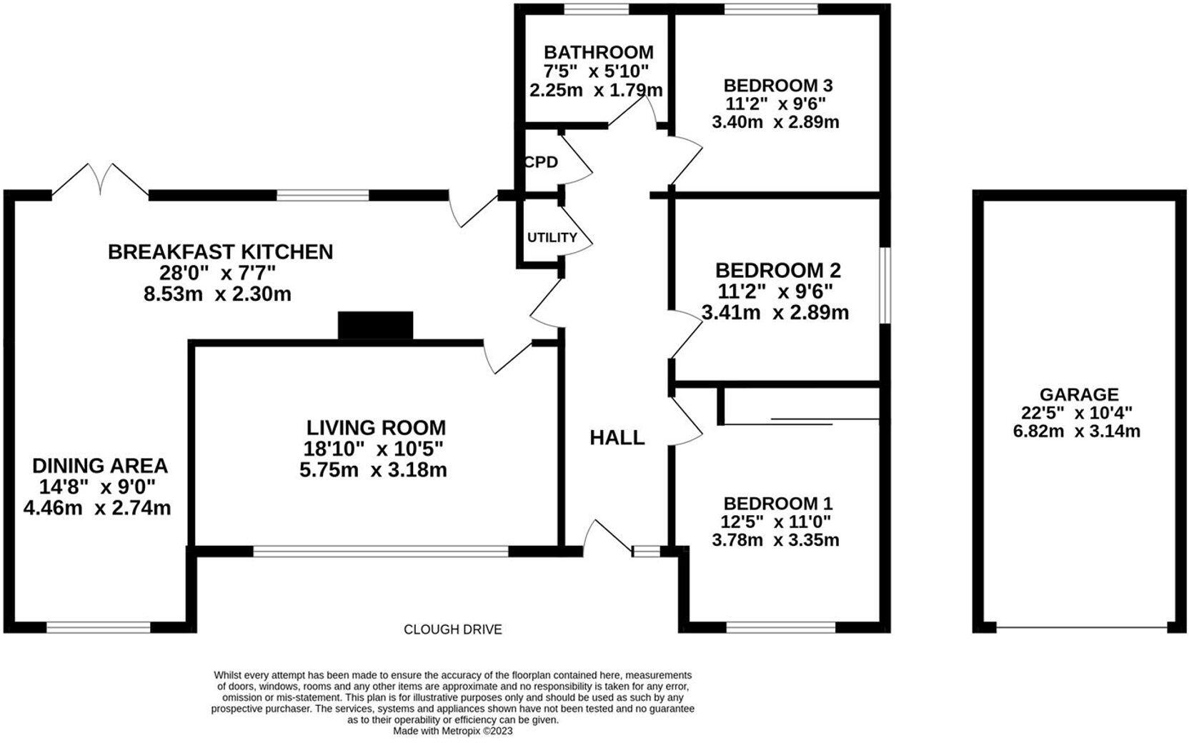 Clough Drive, Fenay Bridge, HD8 floorplan