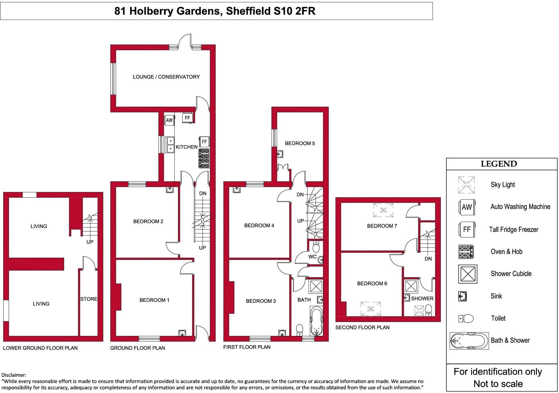 81 Holberry Gardens, Broomhall floorplan