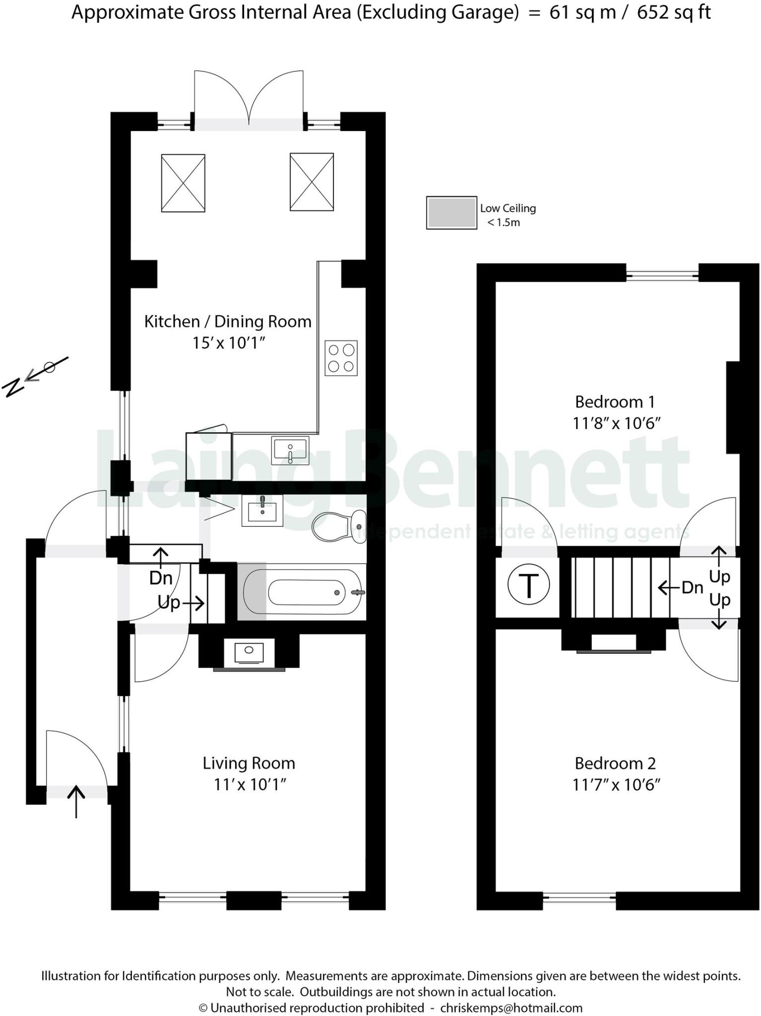 The Row, Elham, CT4 floorplan