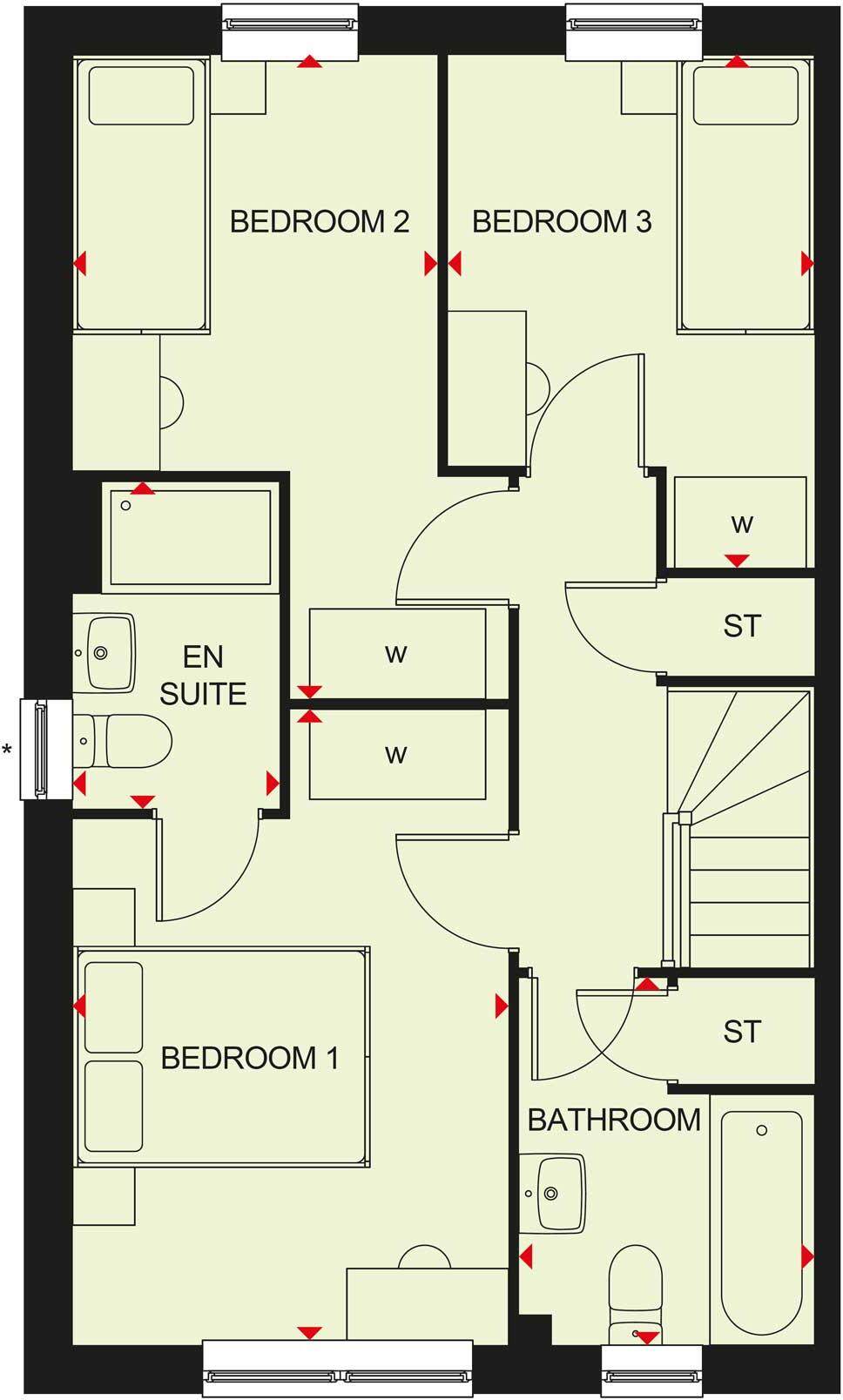 Queensway, 
Apley, 
Telford, 
Telford and Wrekin, 
TF1 6DA floorplan