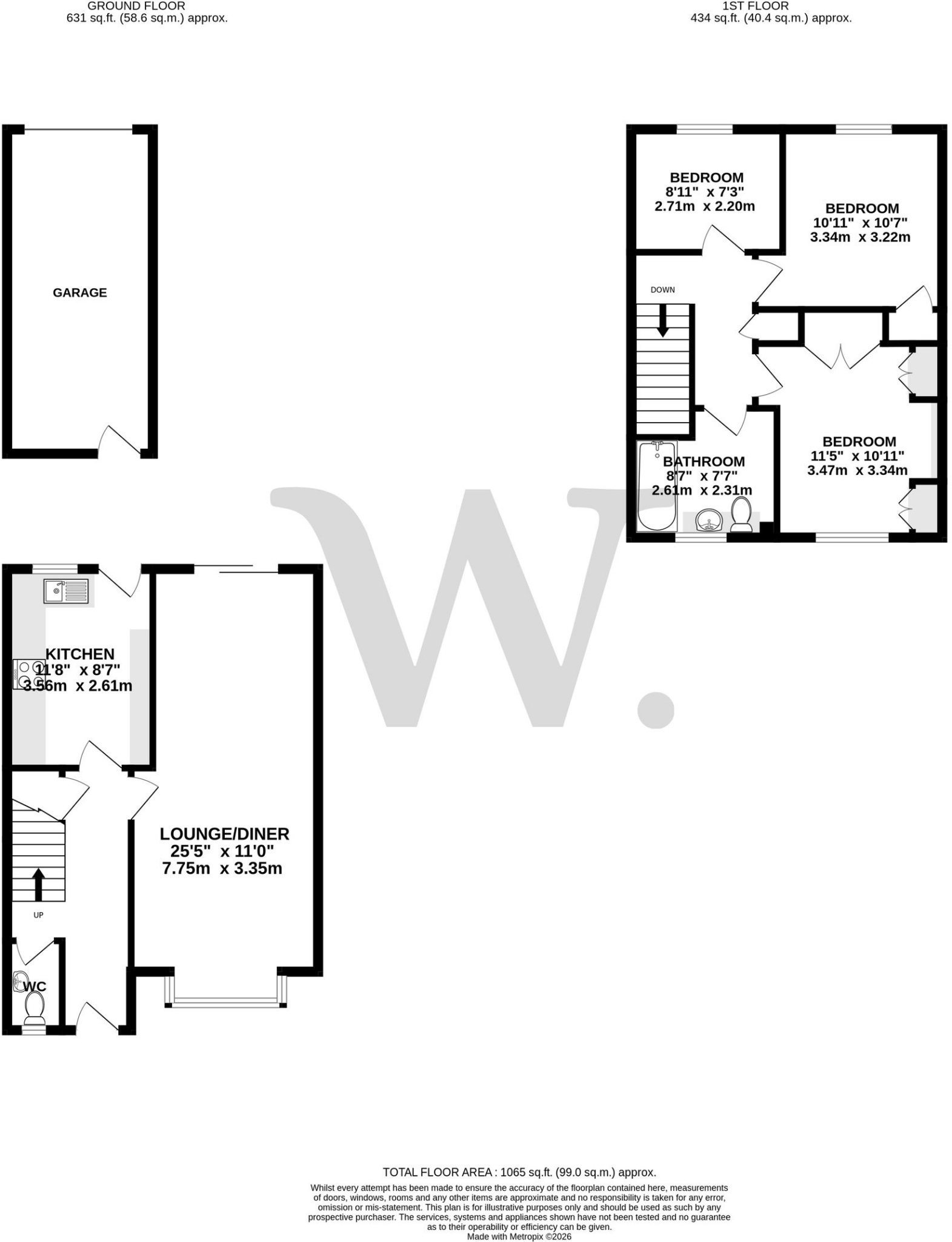 Laburnum Avenue, Taverham, NR8 floorplan