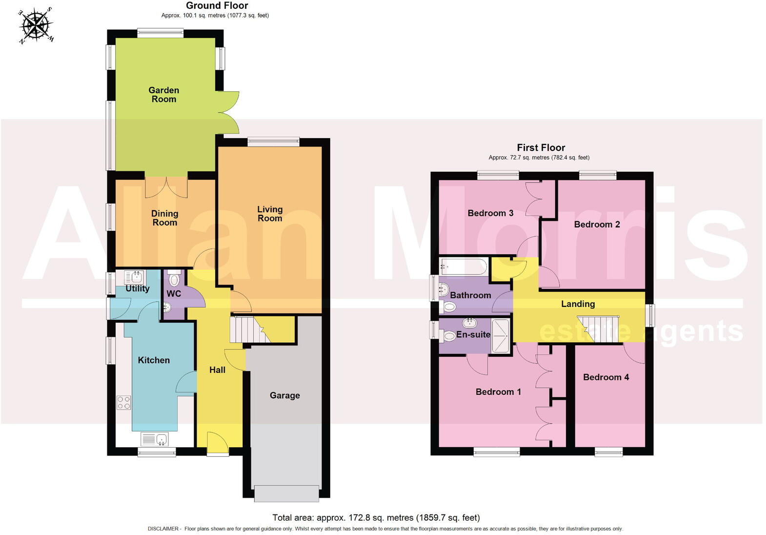 Beech Tree House, Plough Road, Tibberton, Droitwich, Worcestershire.  WR9 7NL floorplan