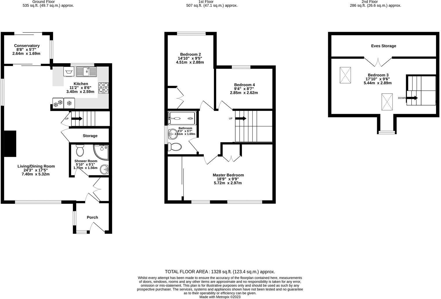Woodfield Drive, Charlbury floorplan