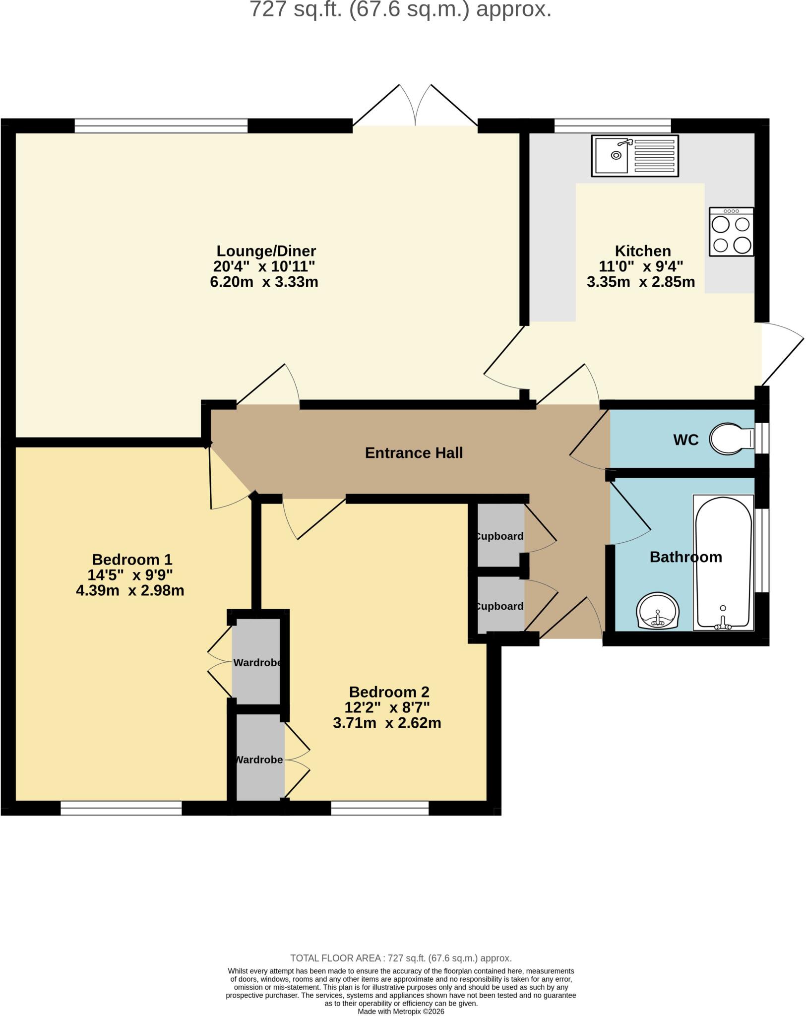 Castle Avenue, Highcliffe, Christchurch, Dorset, BH23 floorplan