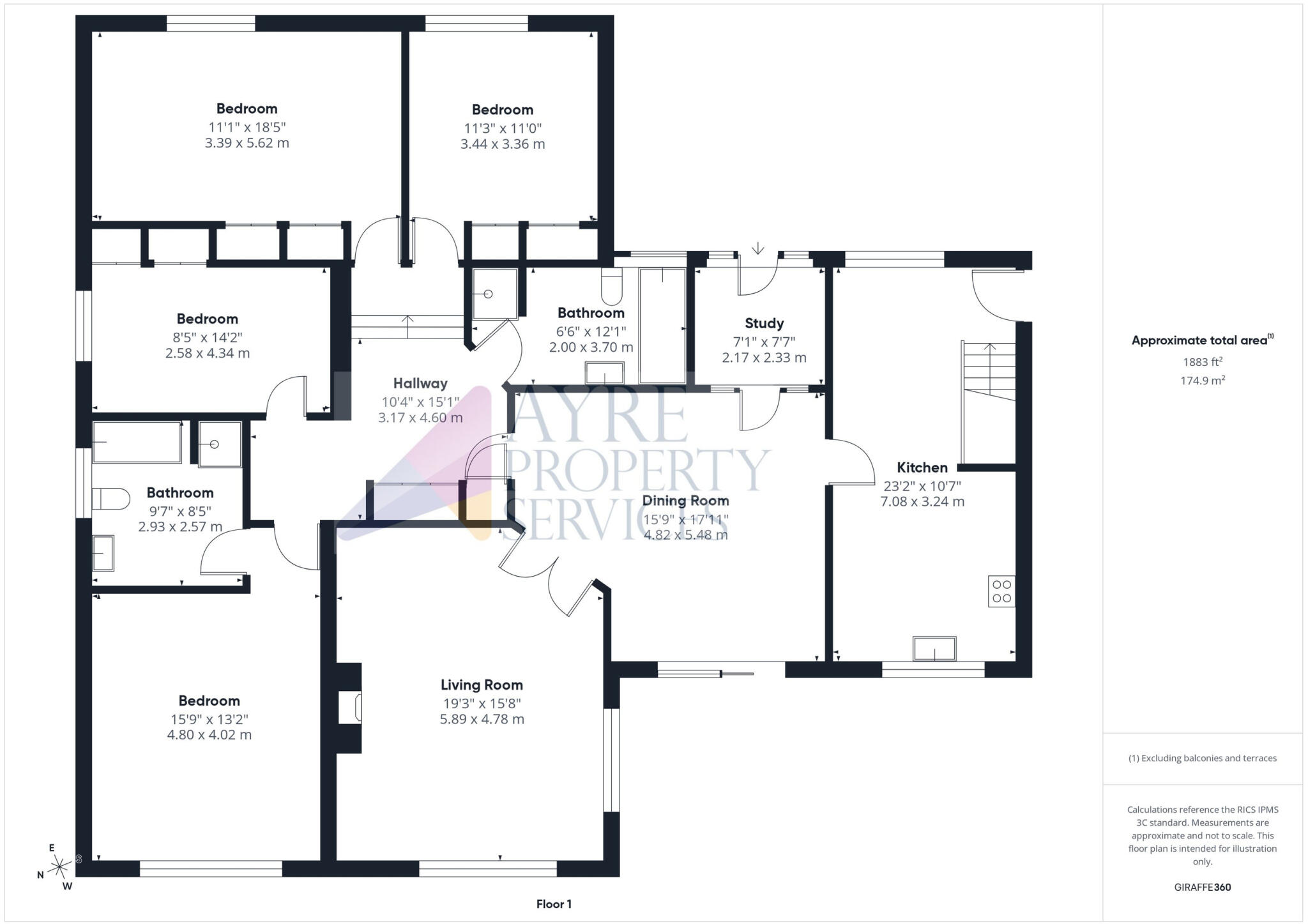 Coquetdale View, Follet Close, Thropton, Morpeth, Northumberland floorplan