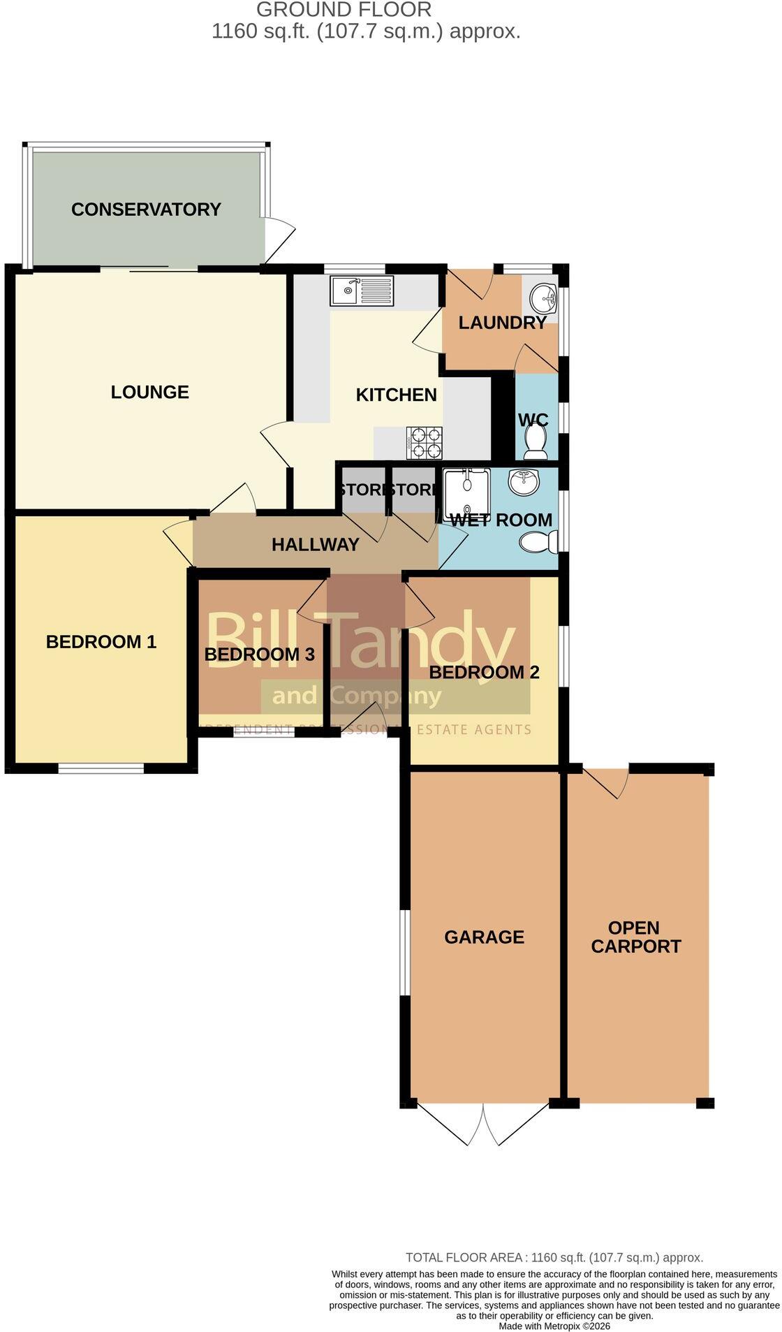 Shelley Road, Burntwood, WS7 floorplan